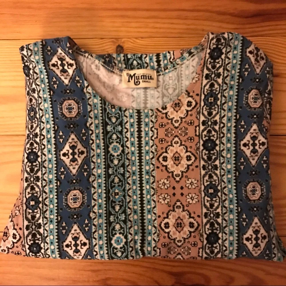 Show Me Your Mumu Pink Blue Tunic, NWT, S - Picture 13 of 13